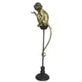 Miniatyrbilde 1 av 3: Dekorativ Figur DKD Home Decor Gyllen Metall Harpiks Kolonial Ape (32 x 21 x 105 cm)