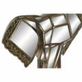 Miniatyrbilde 2 av 3: Veggpryd DKD Home Decor Speil Elefant Gyllen Harpiks (41 x 11 x 38 cm)