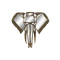 Miniatyrbilde 1 av 3: Veggpryd DKD Home Decor Speil Elefant Gyllen Harpiks (41 x 11 x 38 cm)