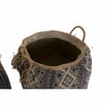 Miniatyrbilde 2 av 3: Kurv DKD Home Decor Naturfiber 41 x 41 x 40 cm Boho (2 enheter)