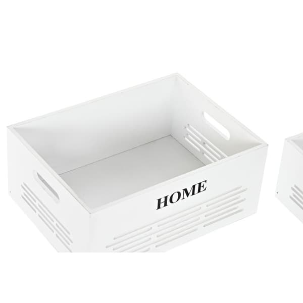 Kurvsett DKD Home Decor Hvit Svart Beige Tre MDF 40 x 30 x 56 cm (5 Deler) (5 enheter)