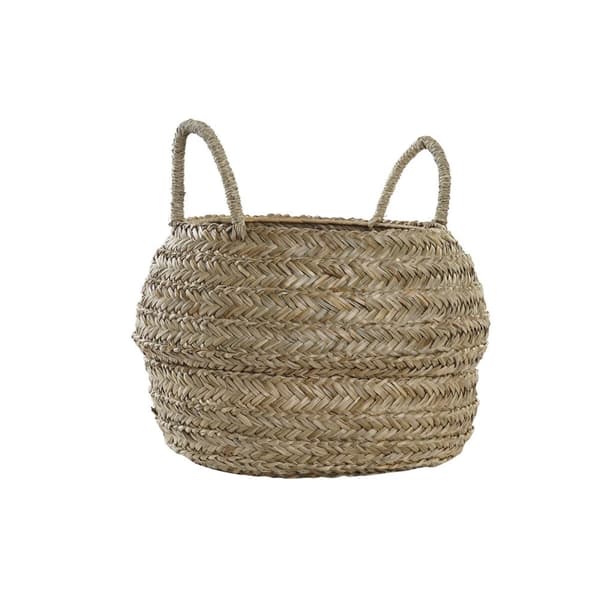 Pyntekurv DKD Home Decor Naturell Sjøgress Boho 40 x 40 x 30 cm