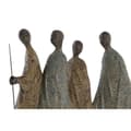 Miniatyrbilde 2 av 4: Dekorativ Figur DKD Home Decor Afrikansk dame Harpiks Flerfarget (33,5 x 14,5 x 41 cm)