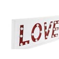 Miniatyrbilde 2 av 5: Veggpryd DKD Home Decor Hvit Rød Urban 48 x 4 x 22 cm (2 enheter)