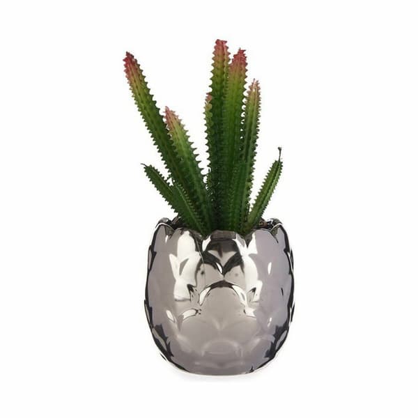 Dekorativ Plante Ibergarden HY2-44 Keramikk Plast Kaktus 10 x 20 x 10 cm (6 enheter)