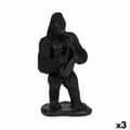 Miniatyrbilde 1 av 2: Dekorativ Figur Gorilla Saksofon Svart 15 x 38,8 x 22 cm (3 enheter)