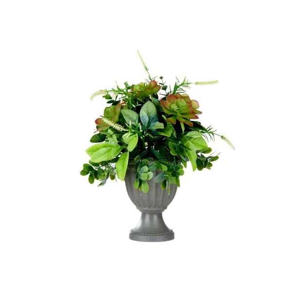 Dekorativ Plante Ibergarden XD19-1370 Plast Vinglass 25 x 36 x 25 cm (4 enheter)