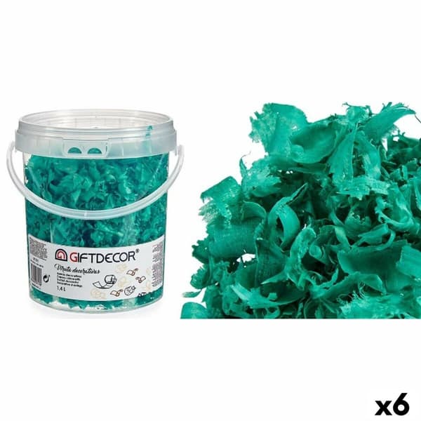 Dekorative spon 1,4 L Turkis (6 enheter)