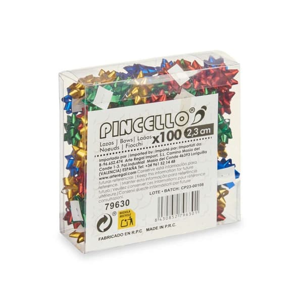 Loops Pincello 6 PVC 2,3 cm Matt Flerfarget (12 enheter)