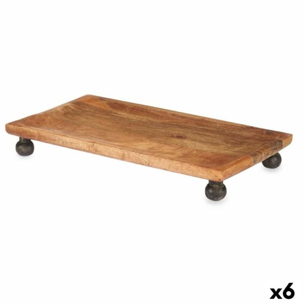 Bordduk Brun Rektangulær 45 x 6 x 25 cm (6 enheter)