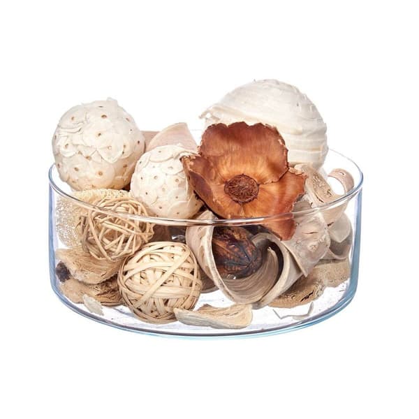 Decorative Potpourri Hvit Brun 19 x 40 x 14 cm (8 enheter)