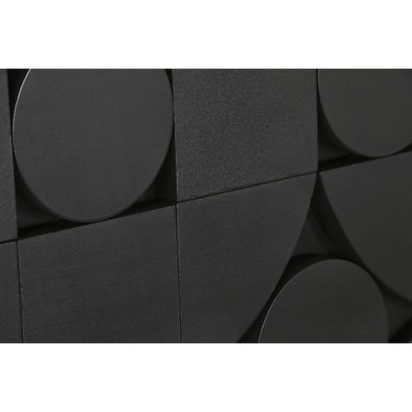 Veggpryd Home ESPRIT Svart Abstrakt Moderne 81 x 3,8 x 117 cm