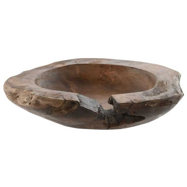 Bordduk Home ESPRIT Naturell Mørkebrunt 45 x 45 x 6 cm