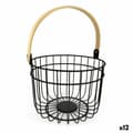 Miniatyrbilde 1 av 2: Pyntekurv Quttin Rustic Sirkulær 4 mm 28 x 26,5 x 22 cm (12 enheter)