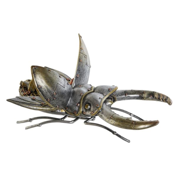 Dekorativ Figur Home ESPRIT Grå Flerfarget Beetles 22 x 14 x 11 cm