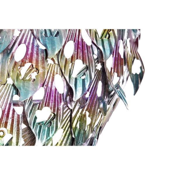 Veggpryd Home ESPRIT Flerfarget Øgle 25 x 6,5 x 51 cm