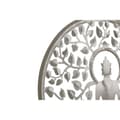 Miniatyrbilde 2 av 4: Hengende dekorasjon Home ESPRIT Blå Hvit Grå Rosa Jern Tre Buddha Orientalsk 33 x 1 x 77 cm (4 enheter)