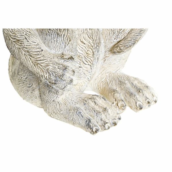 Koristehahmo DKD Home Decor 16 x 15 x 30 cm Valkoinen Hartsi Apina Trooppinen Riisuttu