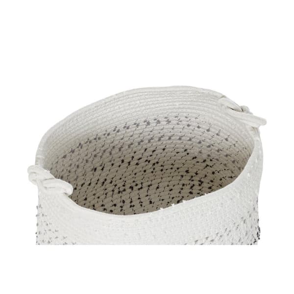 Korisetti DKD Home Decor Valkoinen Musta Boho 36 x 36 x 33 cm (4 Kappaletta)