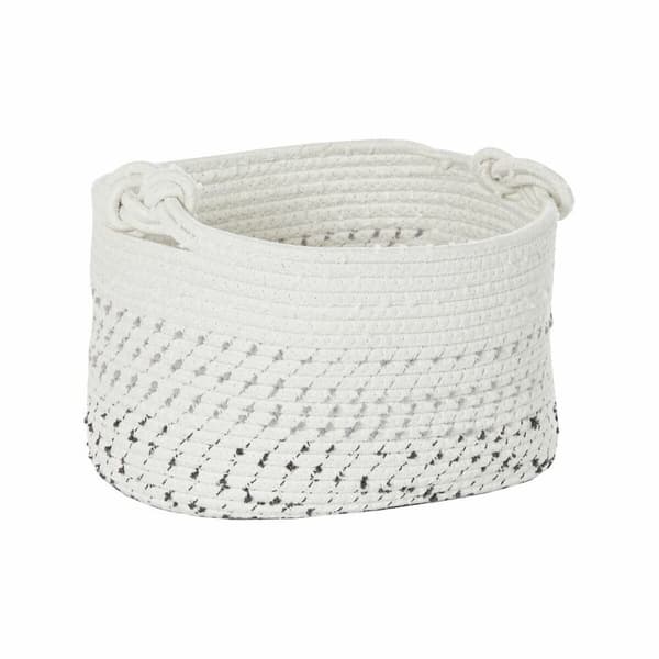 Korisetti DKD Home Decor Valkoinen Musta Boho 36 x 36 x 33 cm (4 Kappaletta)