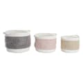 Pikkukuva 2 / 4: Korisetti DKD Home Decor Puuvilla Lasten (34 x 34 x 27 cm) (3 Kappaletta)