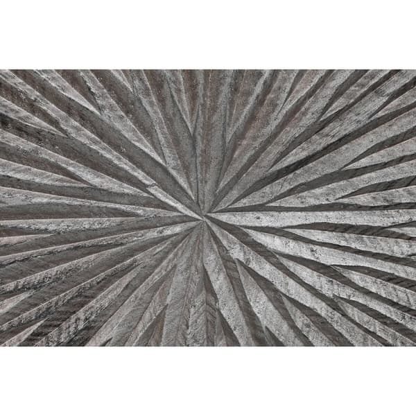 Seinäkoriste DKD Home Decor 3D 121,5 x 2,5 x 122 cm Hopeinen Moderni
