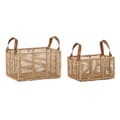 Pikkukuva 1 / 2: Korisetti DKD Home Decor Metalli Köysi Boho (36 x 27 x 33 cm) (36 x 27 x 20 cm)