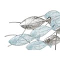 Pikkukuva 3 / 3: Koristehahmo DKD Home Decor 65,4 x 9 x 39,5 cm Hopeinen Sininen Kullattu Spiraalit Välimeren (2 osaa)