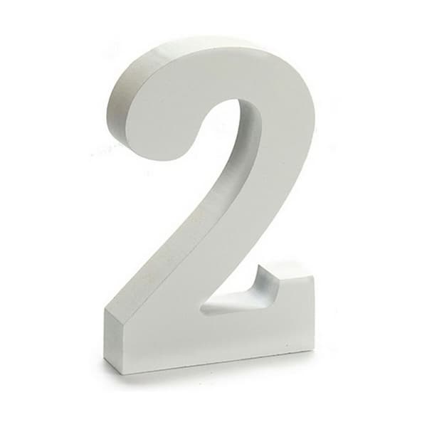 Numerot Pincello 2 Valkoinen 2 x 16 x 14,5 cm (24 osaa)
