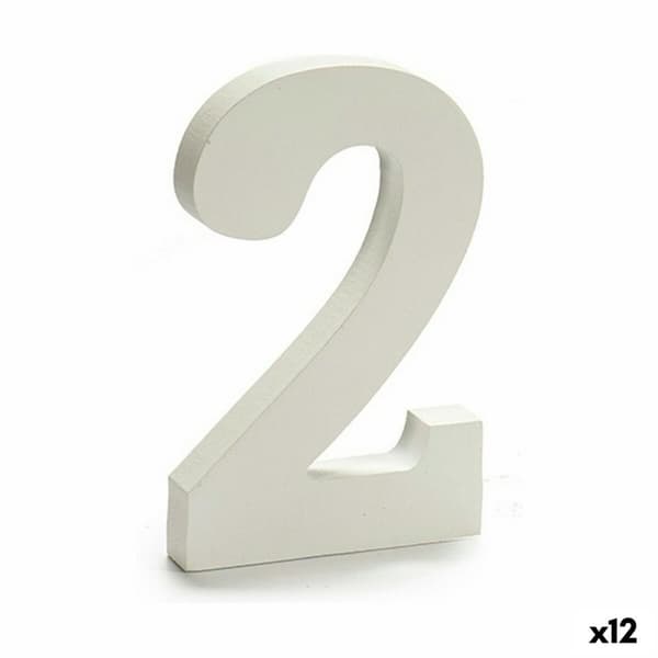 Numerot Pincello 2 Valkoinen 1,8 x 21 x 17 cm (12 osaa)