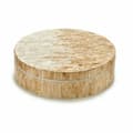 Pikkukuva 2 / 3: Koristerasia Valkoinen Beige Helmiäinen lastulevy 25 x 8 x 25 cm (4 osaa)
