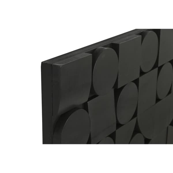 Seinäkoriste Home ESPRIT Musta Abstrakti Moderni 81 x 3,8 x 117 cm