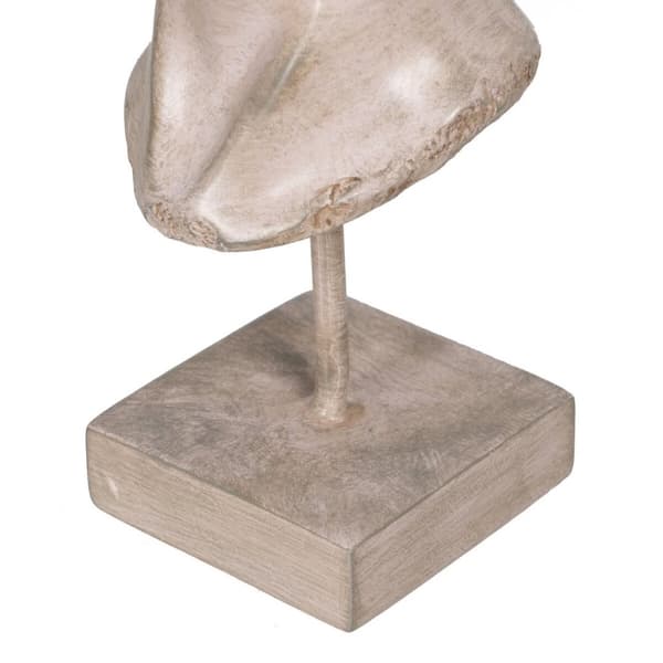 Koristehahmo Beige Kasvot 12,5 x 13,5 x 27,5 cm