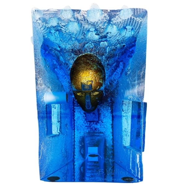 Blue Passage Nr.5,  Unik - Kosta Boda