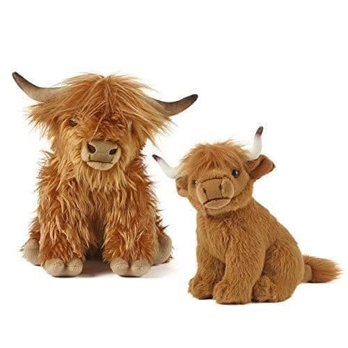 LIVING NATURE AN504A HIGHLAND KO MOR OCH BABY PRESENTBUND, BRUNT,