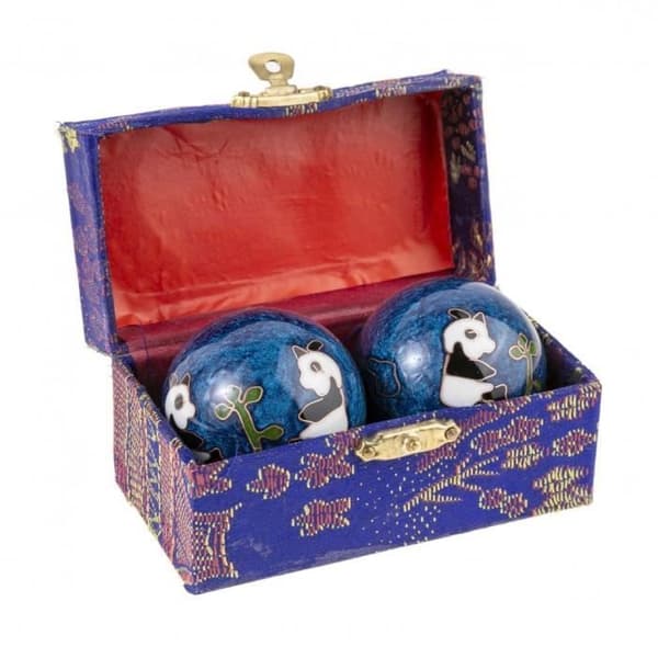 Qi Gong Hälsobollar - Pandamodell - 45Mm