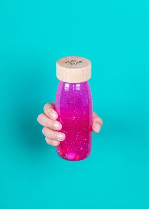 Petit Boum - PBFPINK - Petit boum flytflaska rosa - sensorisk flaska