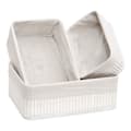 Miniatyrbild 3 av 3: Korgset Confortime Vit Bambu (3 Delar) (6 antal)