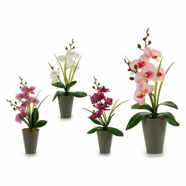 Dekorativ plante Ibergarden A18124-33 Plastik Orkide 8 x 35 x 14 cm (12 enheder)