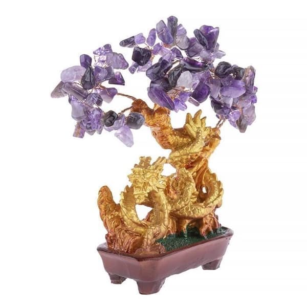 Ametist Dragon Tree - Harmoni, rikedom och skydd