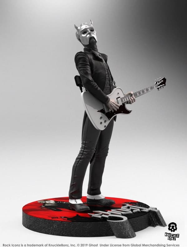 Rock Iconz Statue: Ghost - Nameless Ghoul (white guitar)