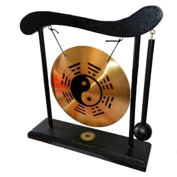 Gong på bas – Zen Yin Yang-symbol