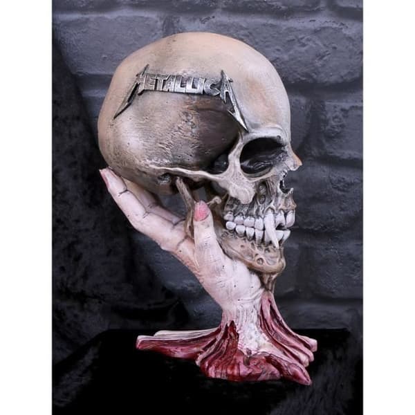 Sad But True Metallica Skull - Metallica - 22CM - Krämfärgad - Vuxen - Beige
