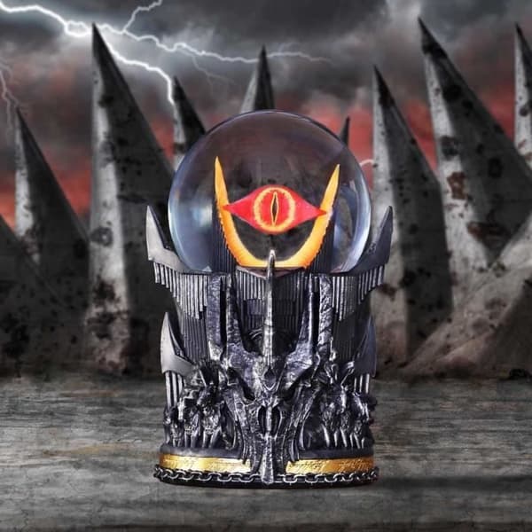 Eye of Sauron Snow Globe - NEMESIS NOW - Sagan om ringen - Glas och harts - 18cm