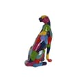 Miniatyrbild 3 av 3: Prydnadsfigur Home ESPRIT Multicolour Panter 25 x 18 x 41 cm