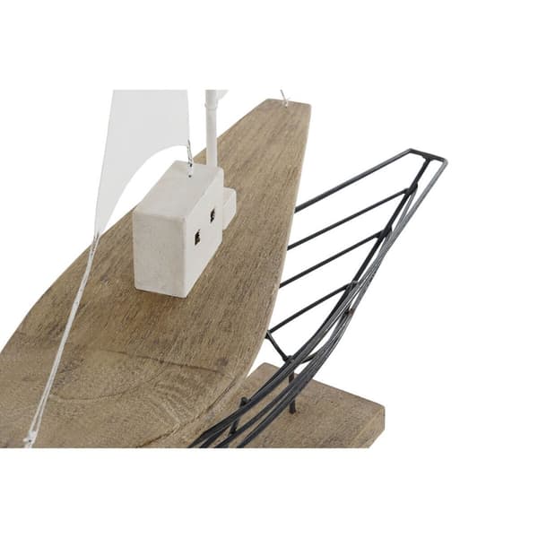 Prydnadsfigur Home ESPRIT Vit Naturell Tårtmakare Sjöman Antikbehandlad 54 x 15 x 61,5 cm