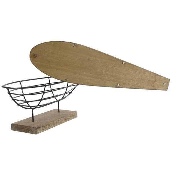 Prydnadsfigur Home ESPRIT Vit Naturell Tårtmakare Sjöman Antikbehandlad 54 x 15 x 61,5 cm