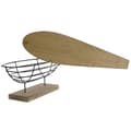 Miniatyrbilde 8 av 9: Dekorativ Figur Home ESPRIT Hvit Naturell Stearinlyslager Matros Aldret overflate 54 x 15 x 61,5 cm