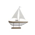 Miniatyrbilde 1 av 9: Dekorativ Figur Home ESPRIT Hvit Naturell Stearinlyslager Matros Aldret overflate 54 x 15 x 61,5 cm