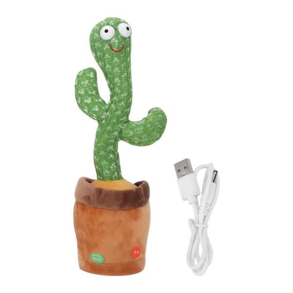 RUIDA SHOP-STORY - CACTUS GRINGO: Cactus Plyschleksak som dansar, sjunger och upprepar NYTT
